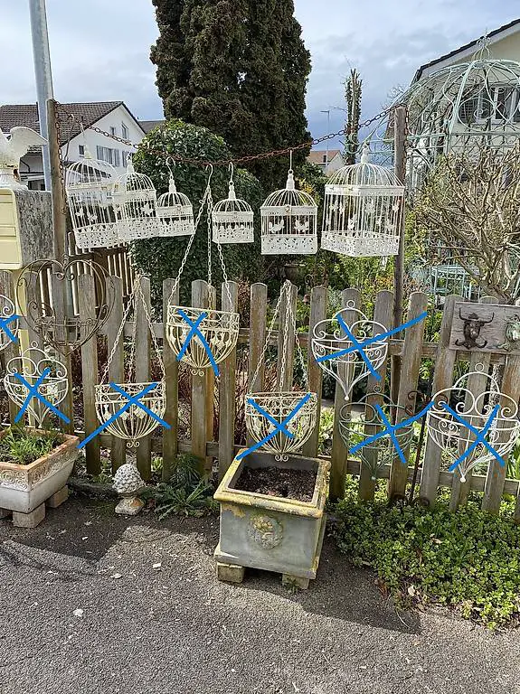 Metall-Dekokäfige im Romantikstil jeder 15.00