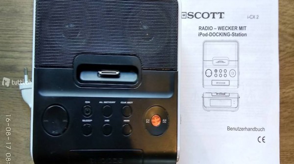 RADIOWECKER SCOTT i-CX2 für iPhone/iPod