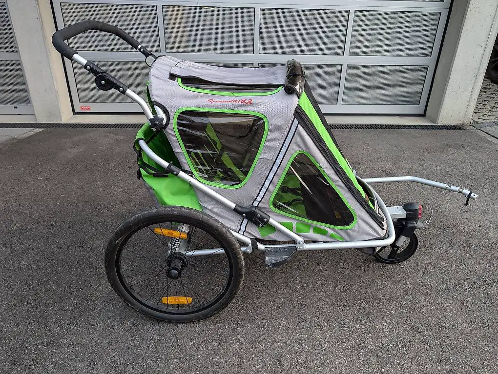 Fahrradanhänger Qeridoo Speedkit 2 in gutem Zustand