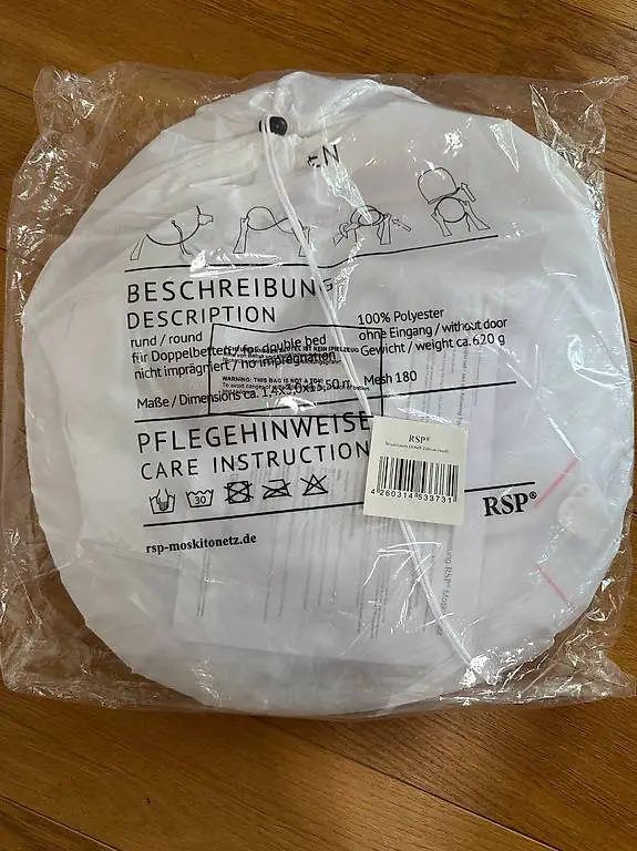 Moskitonetz für Doppelbett