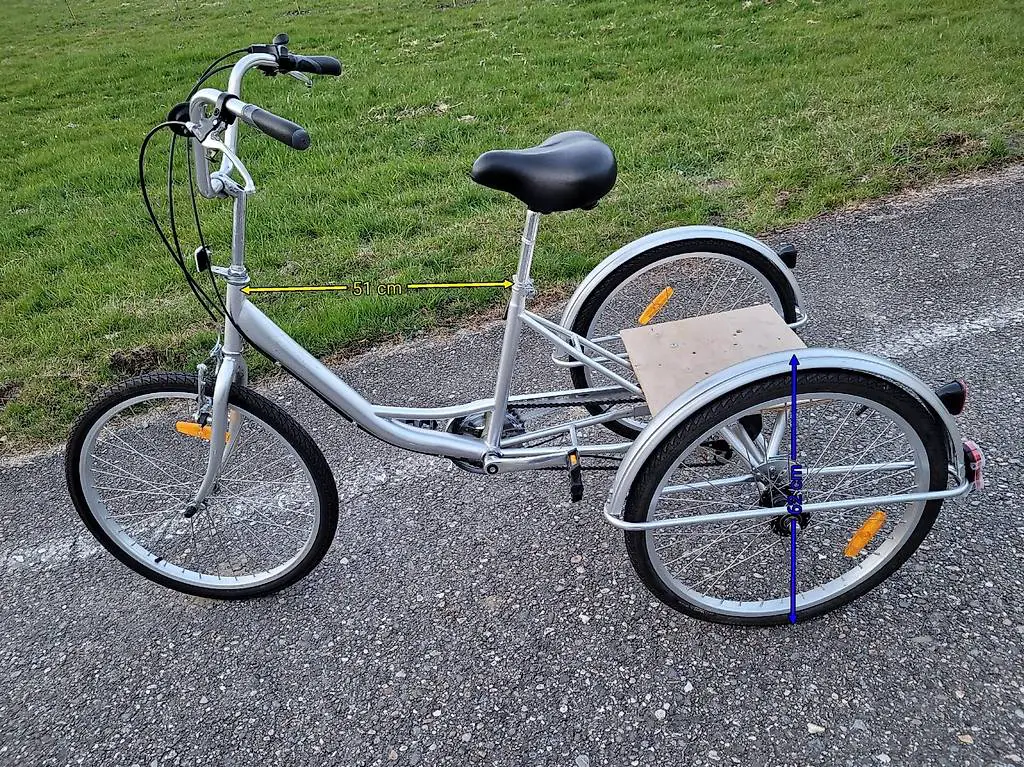 Dreirad Fahrrad für Erwachsene Velo