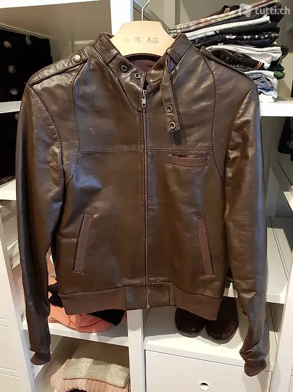 1x Leder 3x Kunstlederjacken gr. S