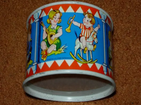  Spardose Blech MADE IN U.S. ZONE