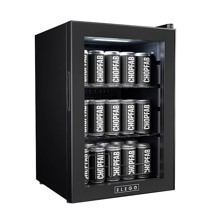 Kompakter Glastür-Kühlschrank? fast wie neu