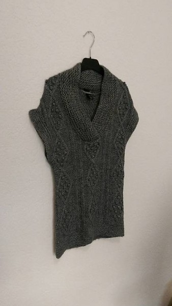 grauer Pulli / maglione griggio XS