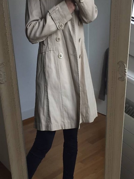 Mantel leicht Trenchcoat beige Pennyblack M