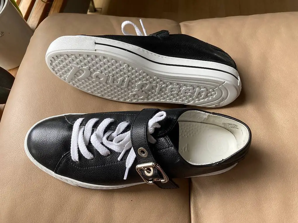 PAUL GREEN Sneakers schwarz supersoft Gr. 6.5/ 40 Neu