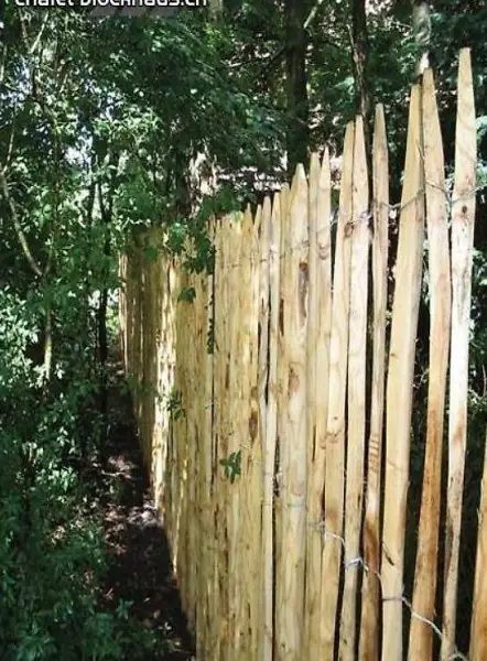  Gartenzaun englische Kastanie 460 x 120 (3 Drähte)