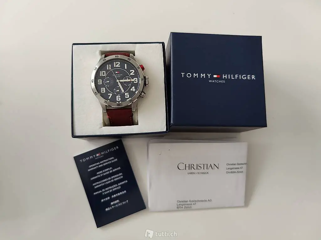 Tommy Hilfiger Herren Uhr 45mm