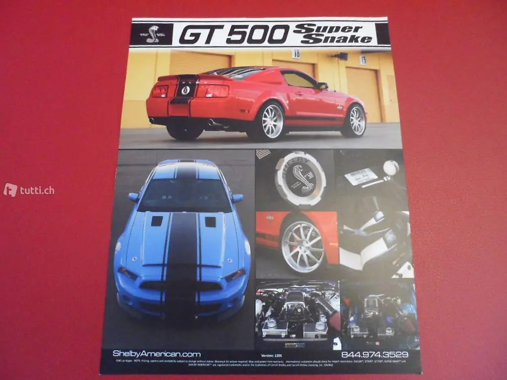 Ford Mustang Shelby GT500 Super Snake Prospekt