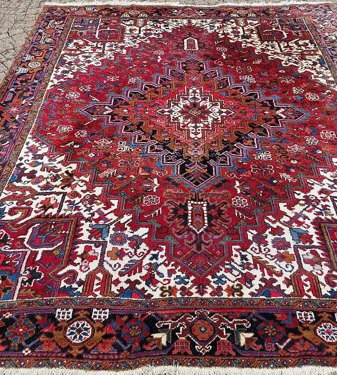Schöne handgeknüpfter pers. Teppich -Heriz Grösse 271x255cm
