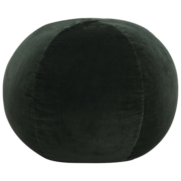  Pouf Baumwollsamt 50×35 cm Grün