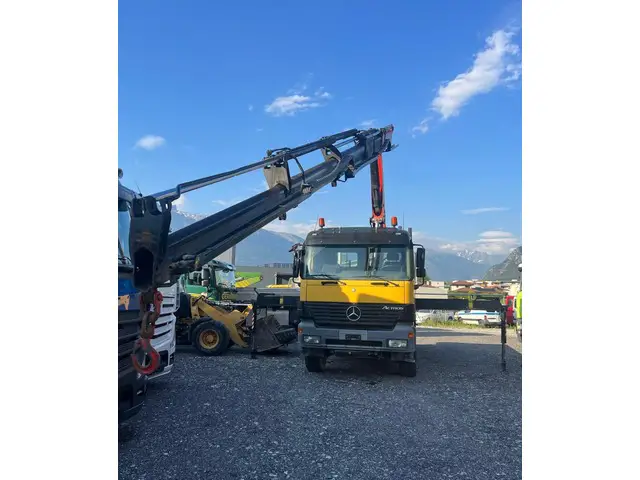 mercedes-benz, actros 3348, kran
