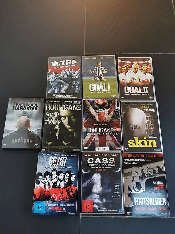 Fussball/Hooligan DVDs