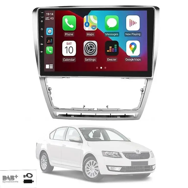 Autoradio Skoda Octavia DAB+ Carplay Bluetooth Navi