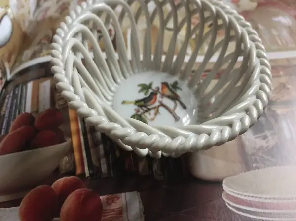 Kleine Porzellan Schale Herend Rothschild Vögel