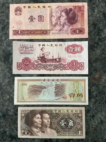 Banknoten China