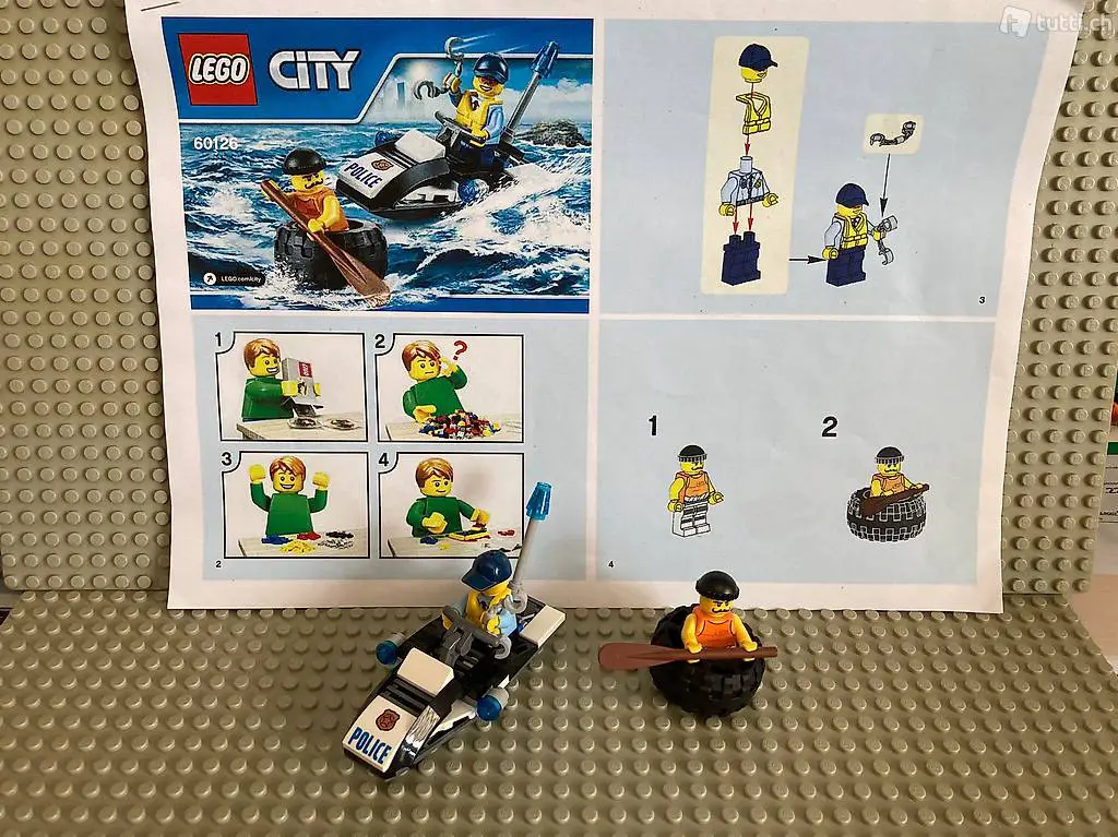 Lego 60126 Flucht auf Reifen - komplett