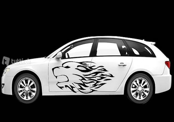  Hundeaufkleber in vielen Farben und Grössen