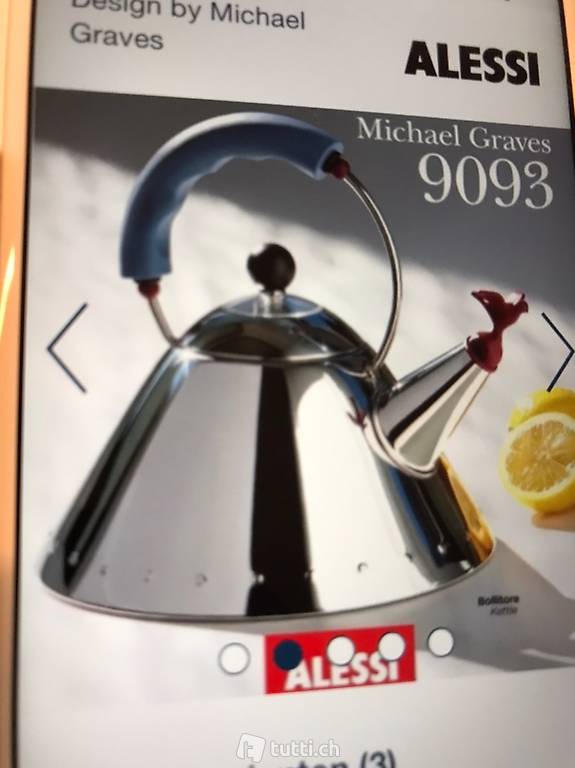 ALESSI Wasserkocher, neu und ungebraucht