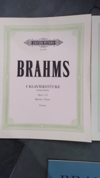 Brahms 4 Klavierstücke Opus 119