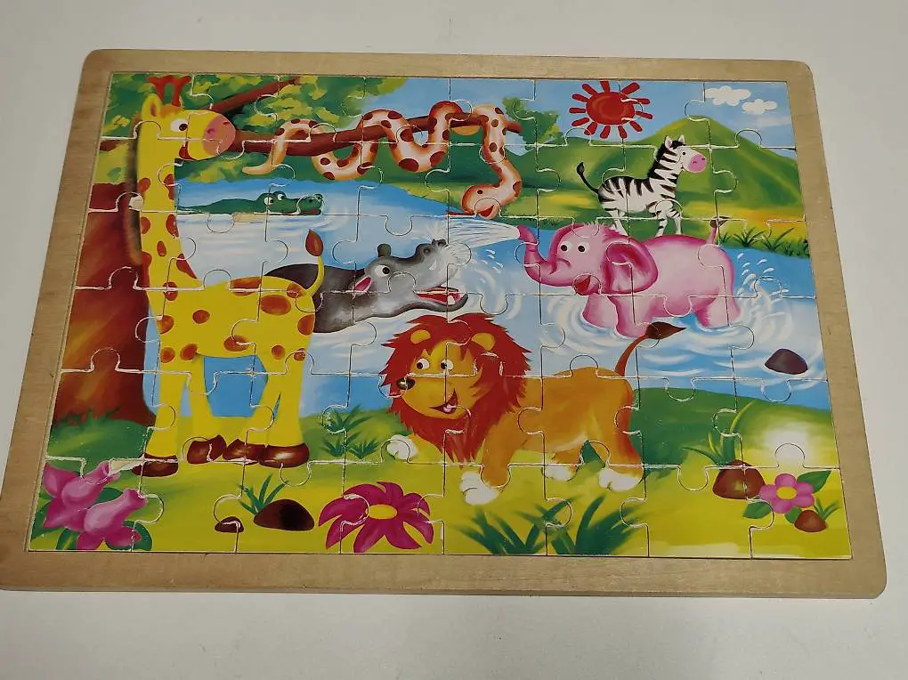 Holzpuzzle für Kinder