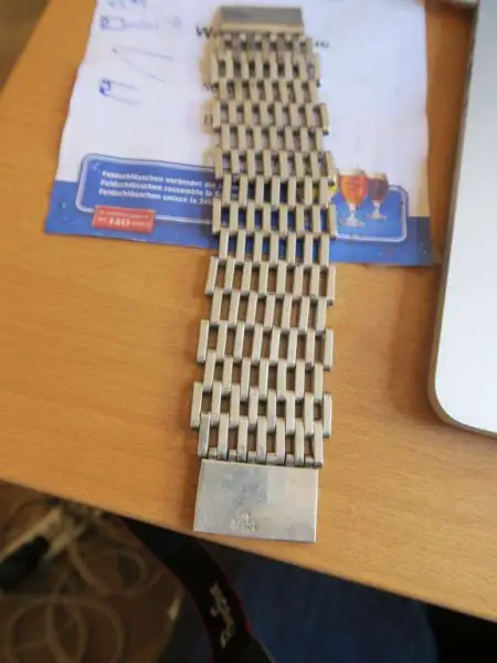 Silberarmband 21 cm Länge, Breit 46.5 mm Gew. 145.8 Gramm