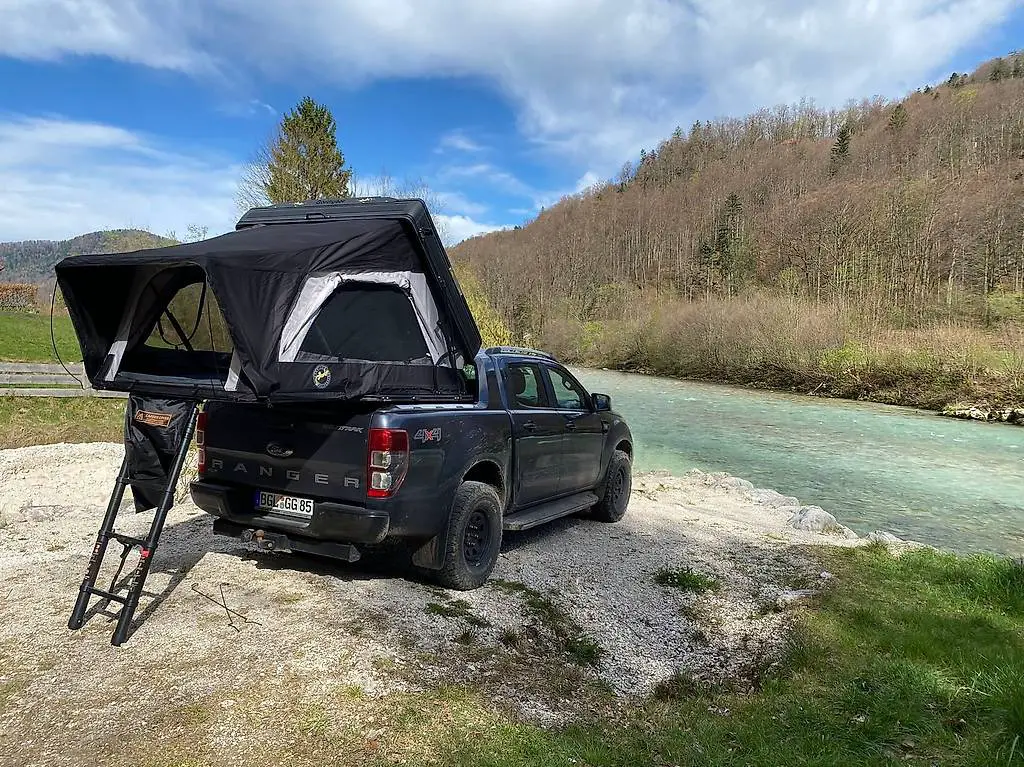 Alu Hybrid Dachzelt Bonito von Gordigear für Pick-ups
