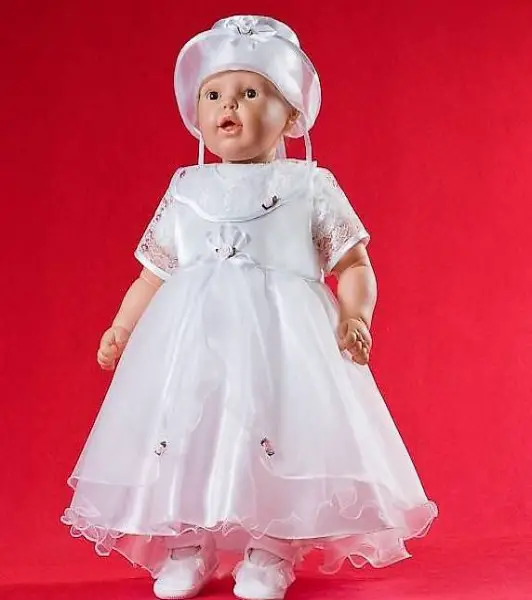  Taufkleid "Caroline" mit Mützli Gr. 74, FABRIKNEU