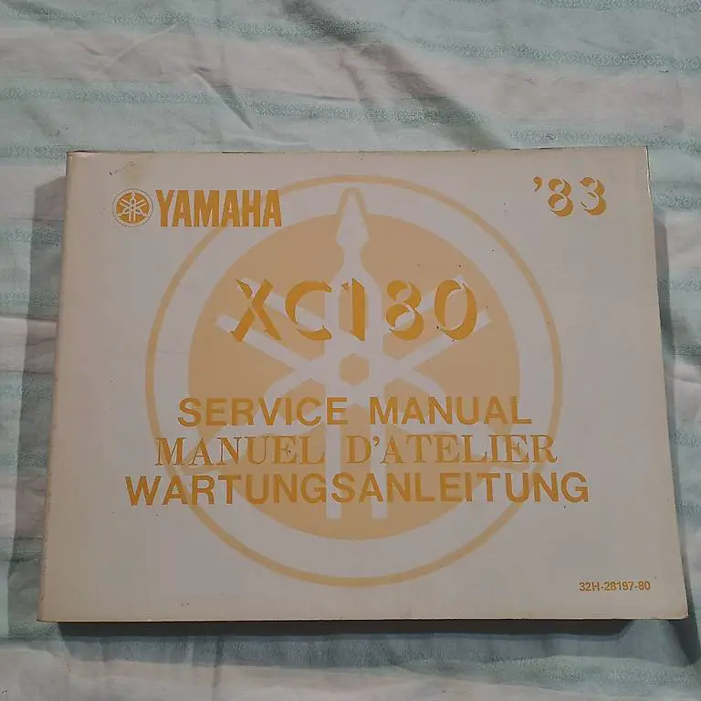 Manuale di officina Yamaha XC 180
