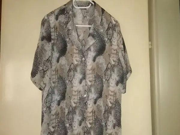 Damen-Bluse, kurzarm, Gr. 40