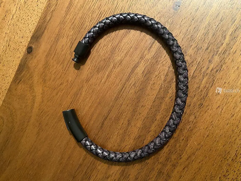 Neues echtleder Armband geflochten braun ca. 5mm Dick