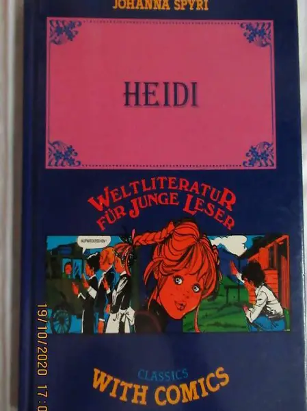  HEIDI, von Johanna Spyri , ein Buch mit spannenden 300 Seit