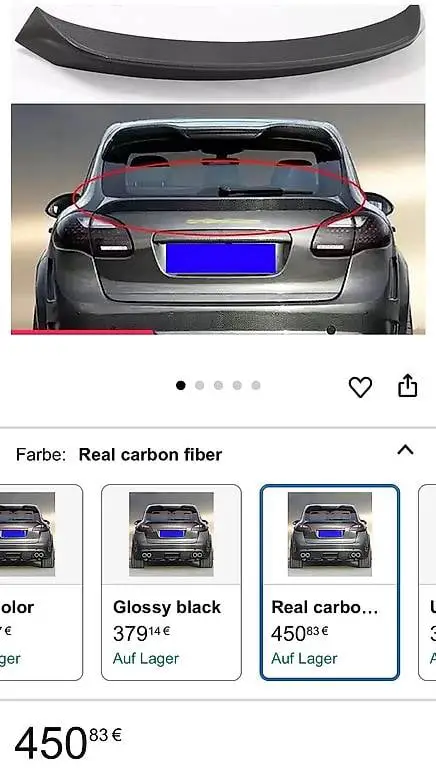 Porsche cayenne Spoiler