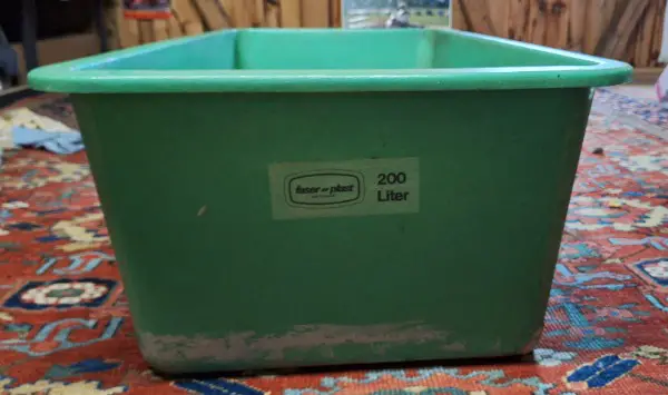 GFK Rechteckbehälter für Wasser - Abwasserwirtschaft 200Lt.