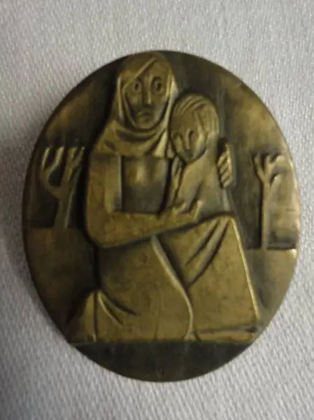  Ansteckknopf, Anstecker, Plakette, Gold, von 1937