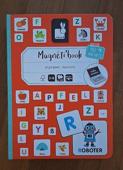 Janod Magneti"book Alphabet Deutsch - Magnetbuch
