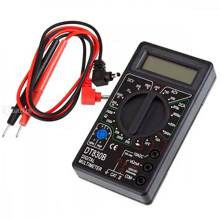  Messgerät Digital Multimeter DT-830B Schwarz