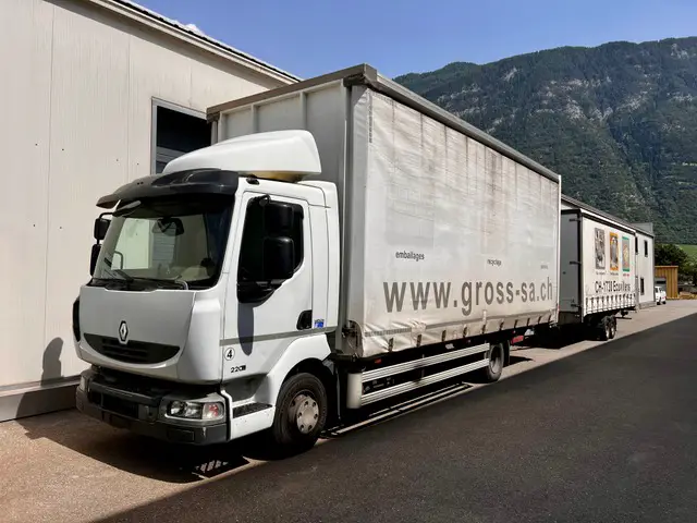 renault / renault trucks, midium 220-10el, brücke-verdeck