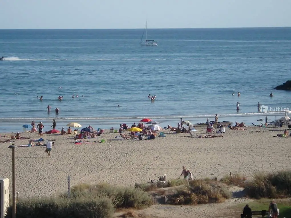 Cap d"Agde, 2,5 pce 1ère ligne mer