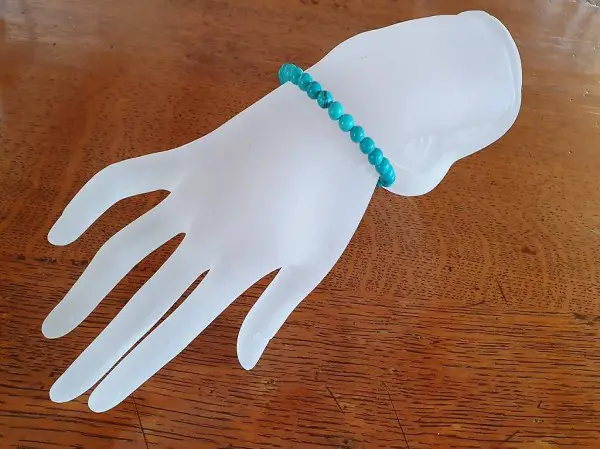 A Vendre bracelet perles pierre turquoise Argent 925