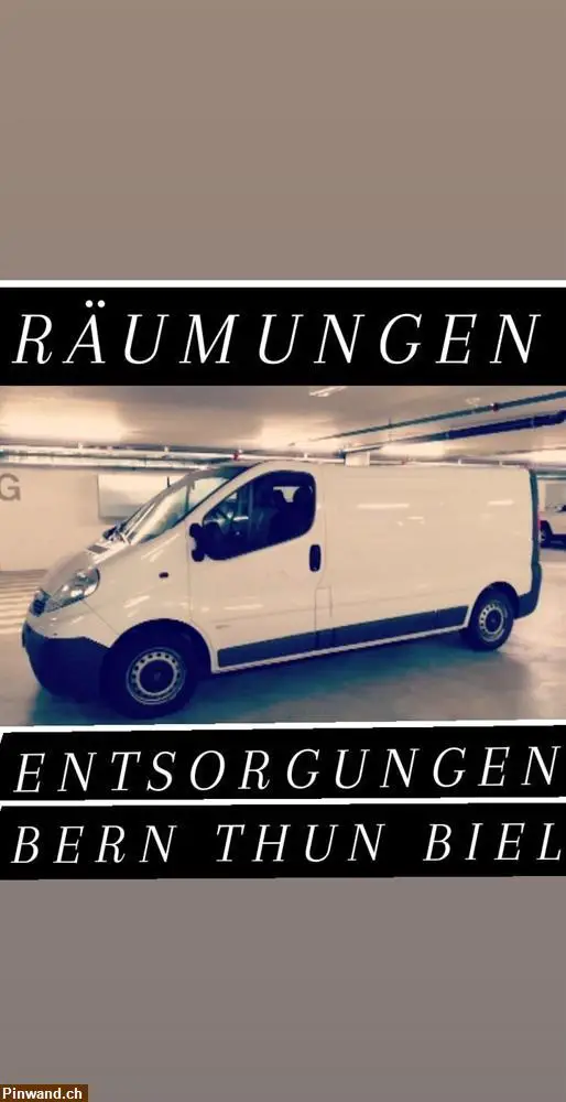 Räumungen, Hausräumungen, Kellerräumungen, Wohnungsräumungen, Entrümpelungen Bern Thun Biel Belp