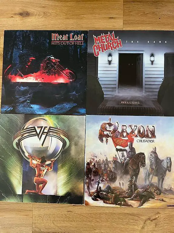 52 LP + 14 EP - Rock, Pop, Metal - ZZ Top, Iron Maiden, Bon