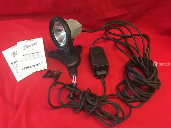 Unterwasserscheinwerfer 12V 20W mit Stativsockel