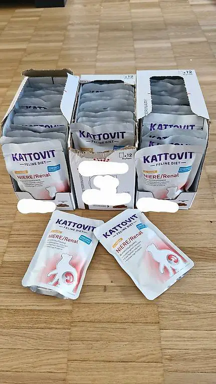 Nassfutter für Katzen Kattovit renal Huhn