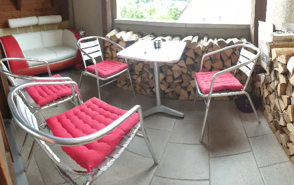 komplette Balkon - Hobbyraum Einrichtung