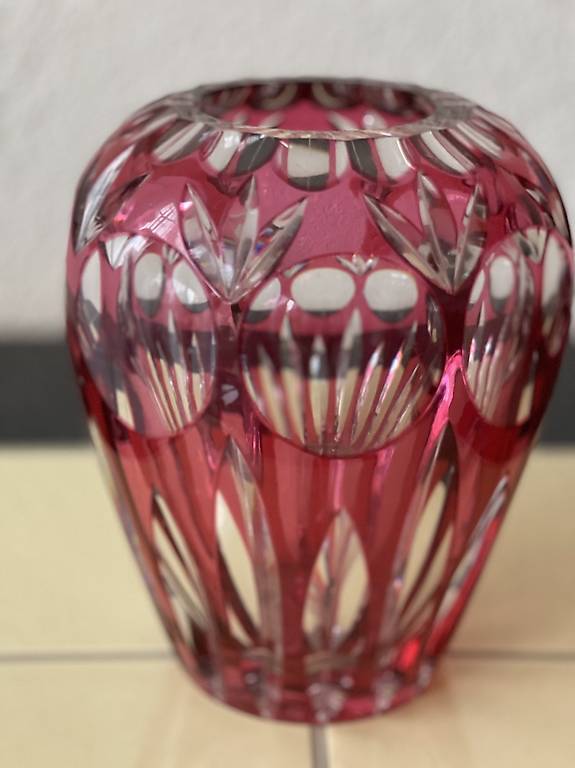 Vase Joska Bleikristall Vase Vintage