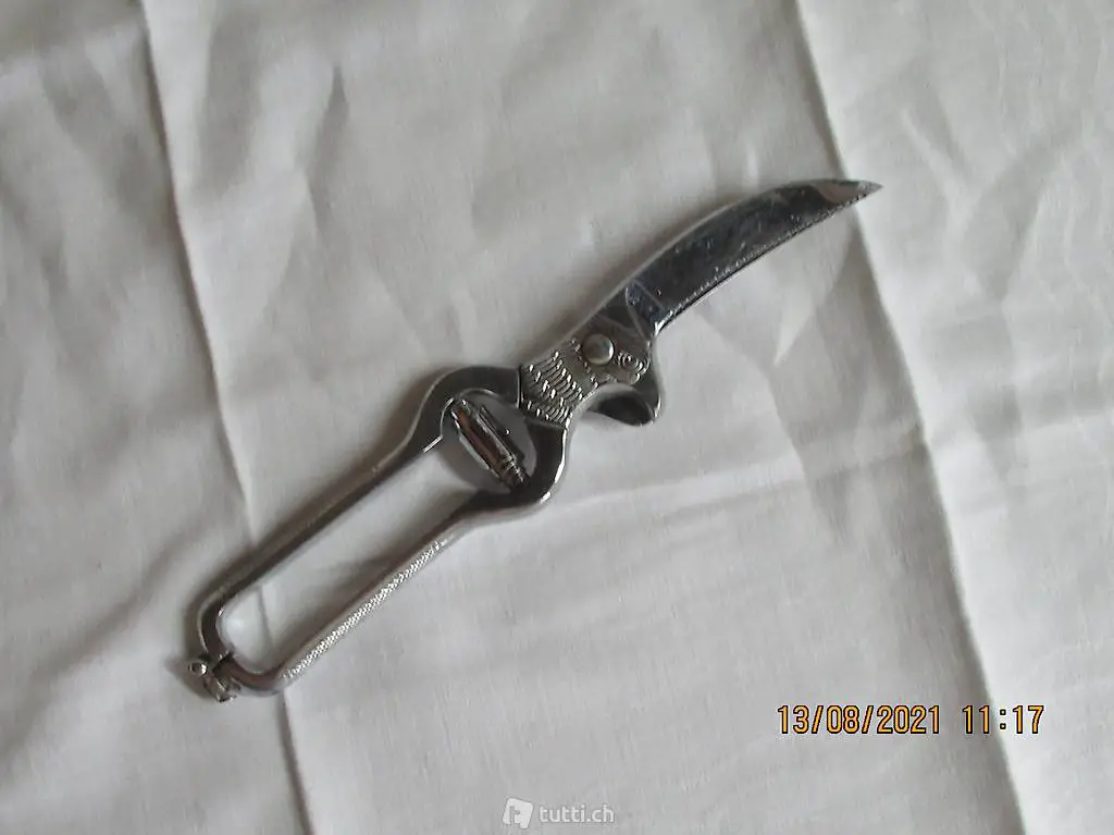 Goggelschere, Hähnchenschere, Pouletschere, Geflügelschere