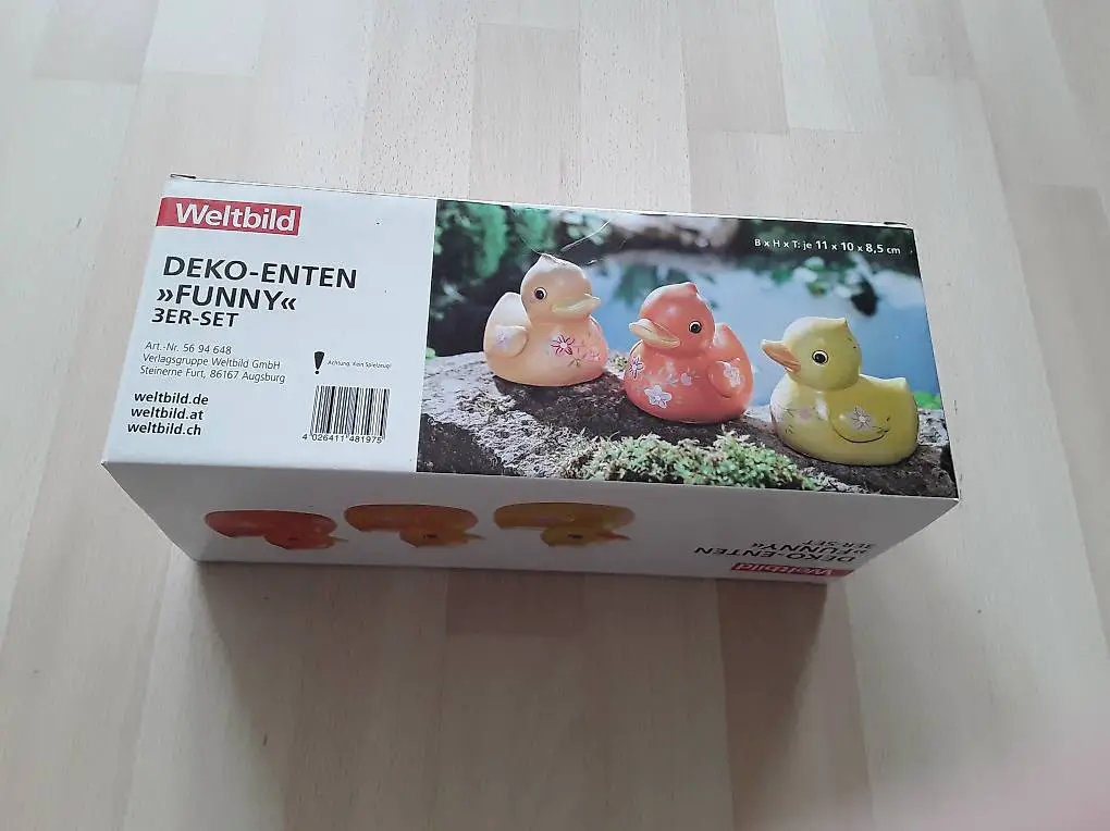 Deko-Enten "Funny", 3er-Set