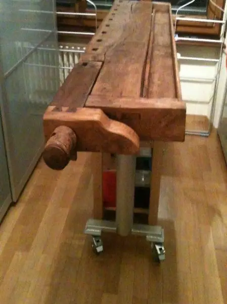 Bancone da falegname come pezzo d"arredo